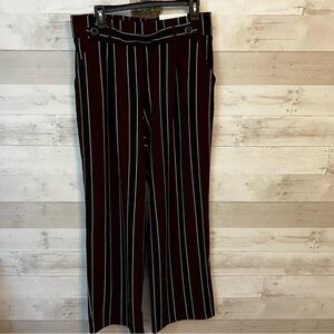 NWT CATO Striped Wide Leg Pant